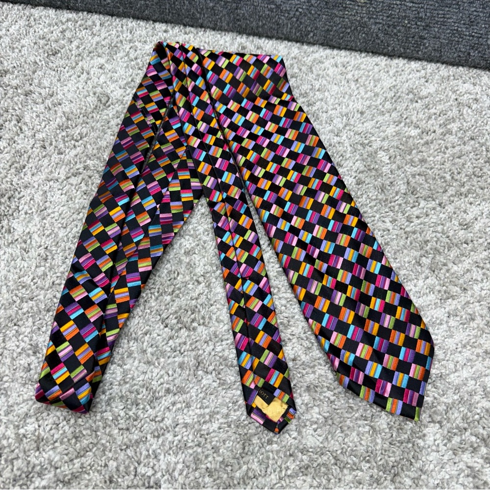 Robert Talbott best of class Nordstrom extra long Necktie Tie‎ Men's 3.75" x 63"